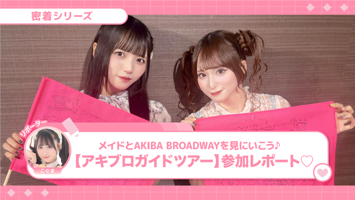 メイドと一緒に見にいこう♪【アキブロガイドツアー】参加レポート♡